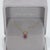 Modern Rhodolite Garnet Pendant With Solid 14k Gold – Round 5mm, Gemstone Pendant For Sale - Image 3 of 7