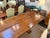 Amish Tuscany Trestle Extension Dining Table For Sale - Image 9 of 12
