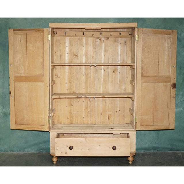 Large Antique Victorian Oak Housekeepers Cabinet, 1840 For Sale - Image 13 of 18