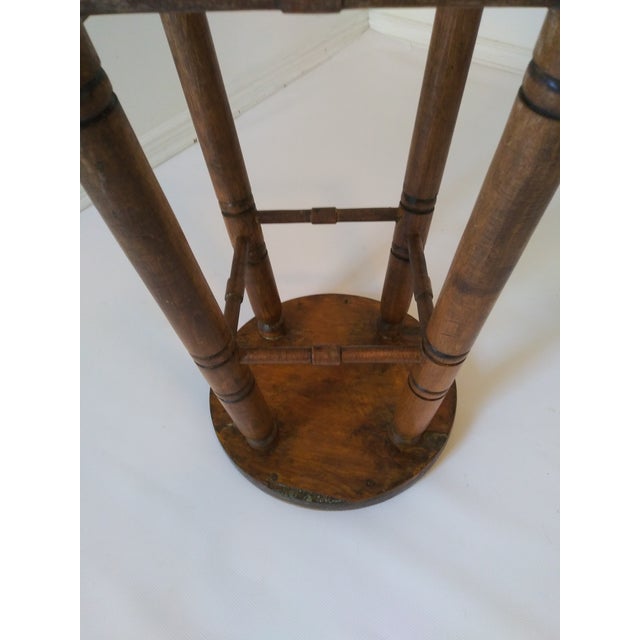 Vintage Farm Pine Bar Stool Chairish