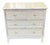 Petite Three Drawer Chest, Wicker and Wood, Bohemian Style, 1980s For Sale