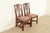 Henredon Henredon Georgian Carved Mahogany Side Chairs or Dining Chairs, Pair For Sale - Image 4 of 15