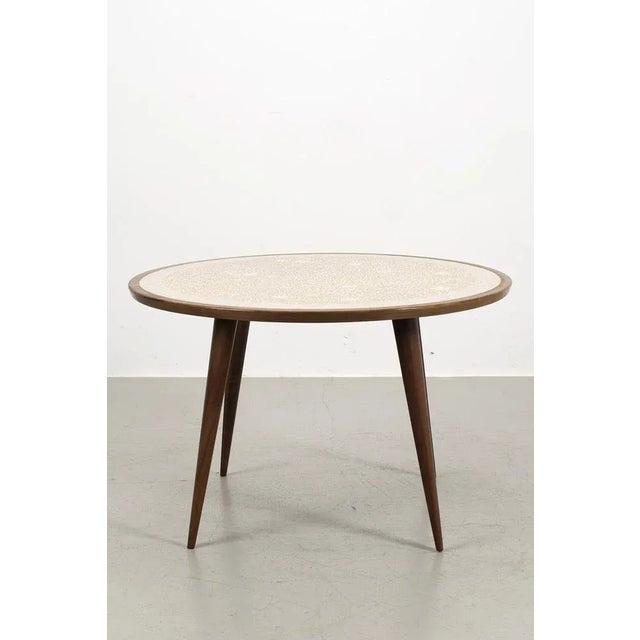 Wood Large Mosaic Coffee Table For Sale - Image 7 of 7