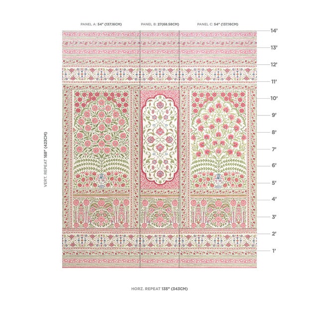 Montecito Panel Set is truly a masterpiece. Inspired by the paisley, floral and medallion designs Mark D. Sikes has...