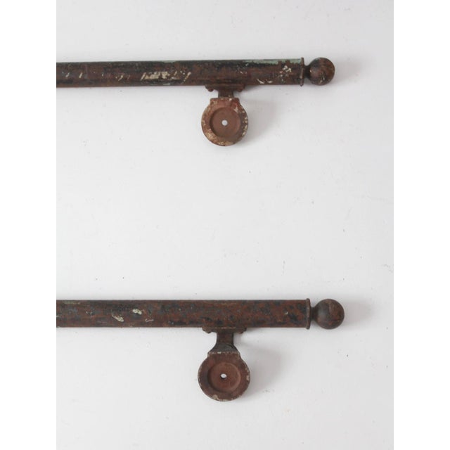 Antique Early 20th Century Iron Architectural Handrails For Sale - Image 10 of 18