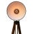 Industrial Vintage Industrial Wooden and Gray Enamel Tripod Spotlight Floor Lamp For Sale - Image 3 of 7