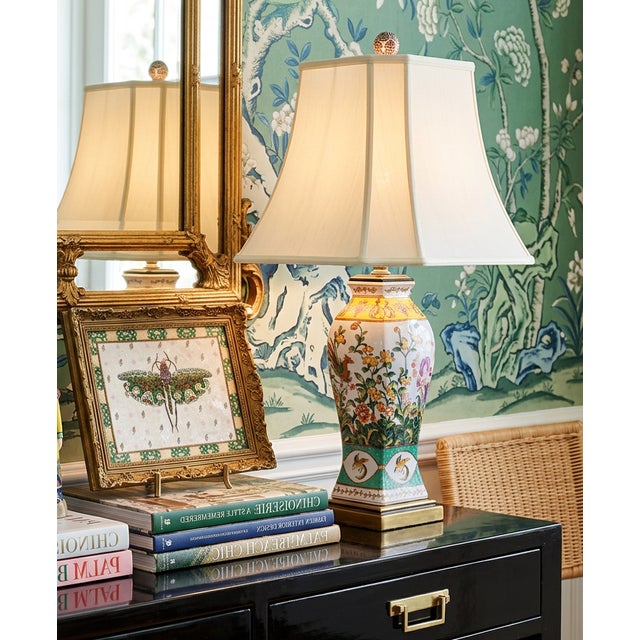 A striking intersection of traditional European refinement and classic Chinoiserie whim, this exquisite hand-painted...