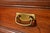 Wood Thomasville Mid-Century Modern Hollywood Regency Campaign Walnut Highboy Dresser, 1970s For Sale - Image 7 of 17