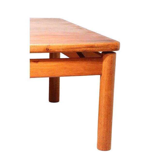 Mid Century Danish Modern Teak Coffee Table by Trioch 1978 For Sale In New York - Image 6 of 13