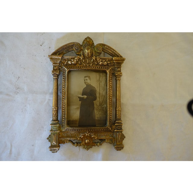 19th Century Neo-Renaissance Gilt Bronze Photo Frame For Sale - Image 6 of 6