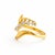 Lily of the Valley 14k Gold Ring, Size 5.5 For Sale - Image 6 of 6