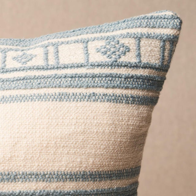 This pillow features Buena Vista with a knife edge finish. A wonderful, blanket-like woven stripe that's simple yet...