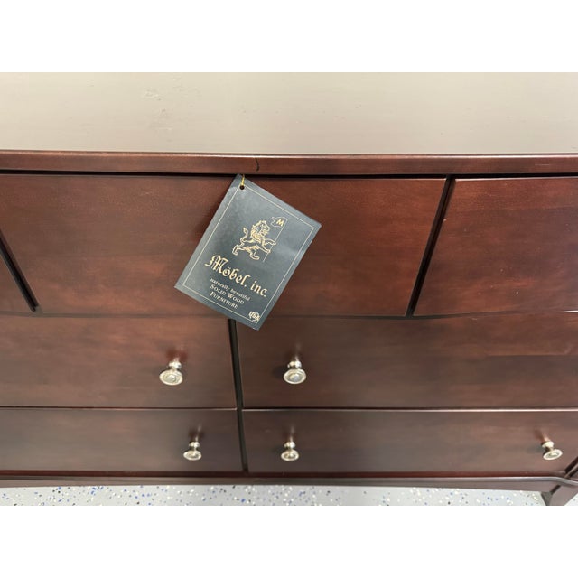 Solid Wood Chest With Mirror For Sale - Image 4 of 7