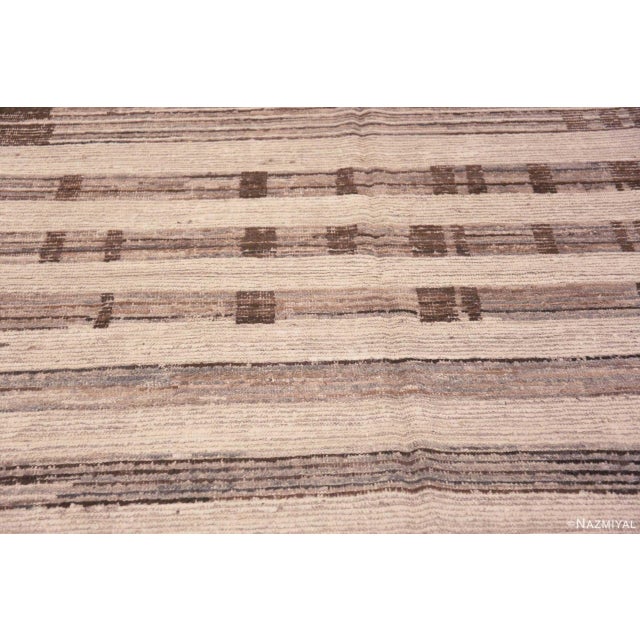 2020s Nazmiyal Collection Neutral Contemporary Area Rug For Sale - Image 5 of 6