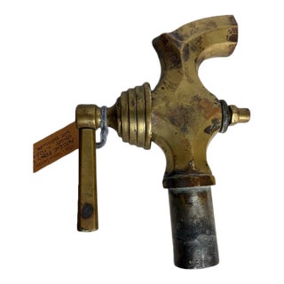 Antique Brass Fountain Spigot For Sale