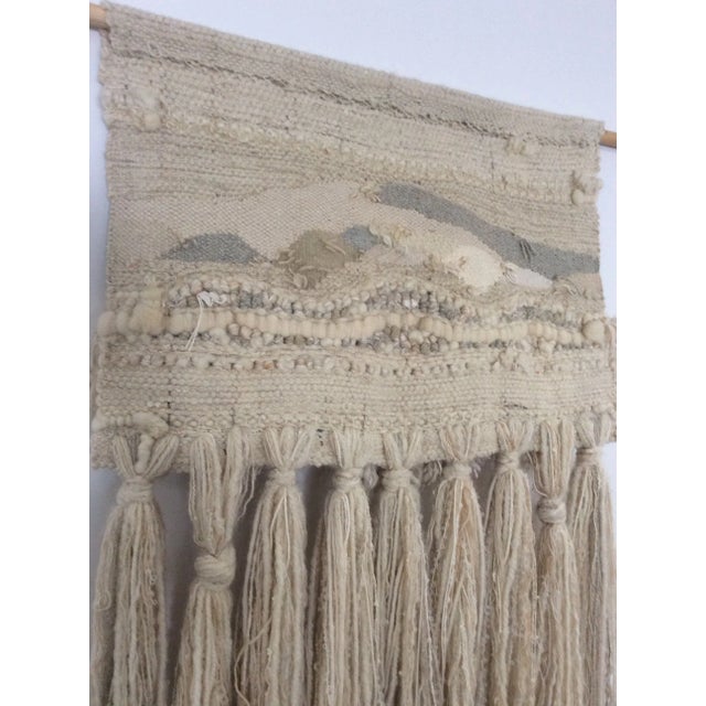 1980s Large Boho Sherri Bingaman Textile/Fiber Art For Sale - Image 4 of 13