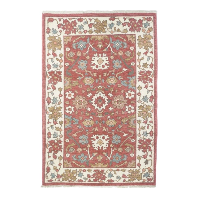 Oushak Rug 4'1'' X 6'1'' For Sale