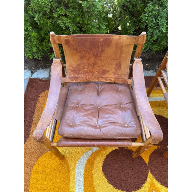Mid-Century Sirocco Safari Armchair by Arne Norell, 1960s For Sale - Image 5 of 13