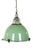 Large Industrial Green Enamel Pendant Lamp For Sale - Image 6 of 12