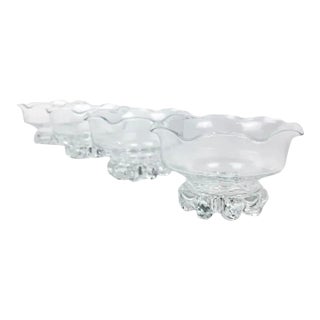 Set of 4 Versatile Footed Bowls – Perfect for Desserts, Appetizers, and More! For Sale