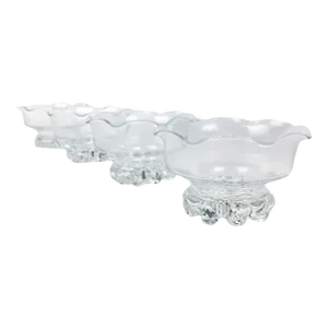 Set of 4 Versatile Footed Bowls – Perfect for Desserts, Appetizers, and More!