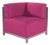 Axis Corner Chair Regency Fuchsia Titanium Frame For Sale