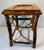 Wood Vintage Burnt Bamboo Plant Stand For Sale - Image 7 of 9