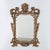 20th Century Chippendale Gilt Metal Mirror with Palmette Crest and Husk Garlands, Italy, 1950s For Sale - Image 11 of 11