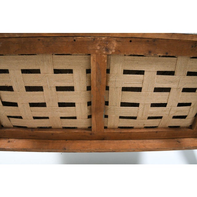 Wood Swedish Empire Sofa Late 19th C Finely Upholstered W Inlay For Sale - Image 7 of 9