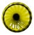 Vintage 1960s Large Italian Empoli Olive Green Glass Circus Tent Lidded Compote For Sale - Image 9 of 13