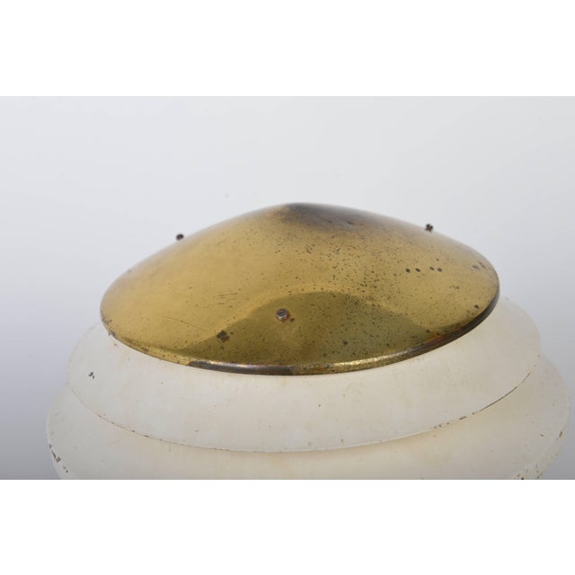 Mid-Century Brass Table Lamp by Zukov, 1950s For Sale - Image 4 of 7