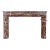Antique 18th Century Palatial LXVI French Fireplace Mantel Rouge Languedoc Marble For Sale