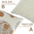 Fabdivine Artisan Block Print Throw Pillow Cover 16x16 Inch Viscose Linen-Mohini For Sale - Image 4 of 5