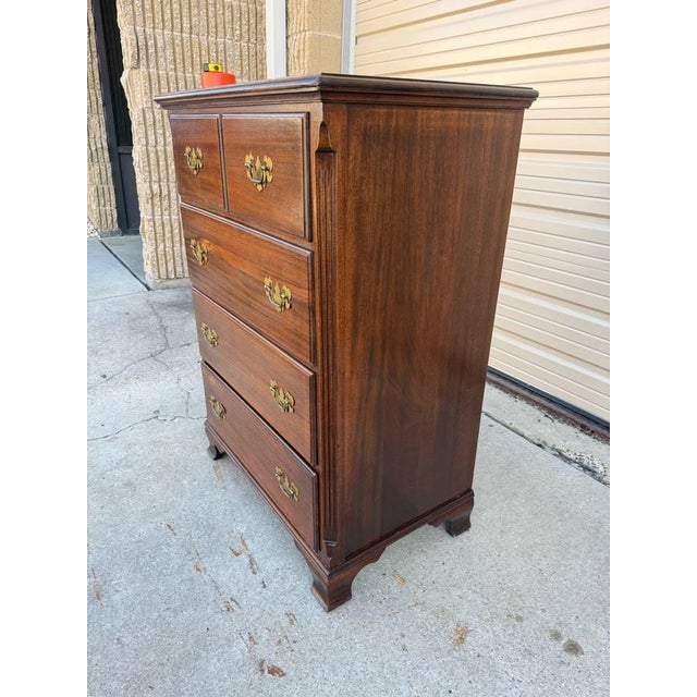Early 20th Century Early 20th Century Georgian Court Style Chest of Dresser by Lammerts Furniture For Sale - Image 5 of 12
