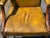 Very Fine 19th C. Georgian Style Leather Arm Chair in Ochre / Mustard / Green For Sale - Image 11 of 18