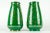 Vintage pair Italian porcelain decorative vases / pieces. Each vase is in excellent vintage condition. Maker's mark...