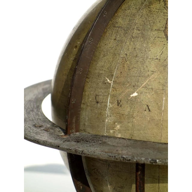 Antique Italian Terrestial Globe by Guido Cora, 1900s For Sale - Image 5 of 8