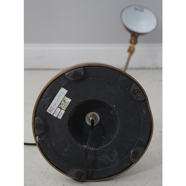 Robert Abbey Swing Arm Brass Reading Library Lamp For Sale - Image 13 of 14