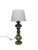Polish Postmodern Bedside Lamp in Glass and Pottery, 1980s For Sale - Image 3 of 11