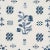 Contemporary SAMPLE - Schumacher Fairview Cross Stitch Embroidery Fabric In Indigo For Sale - Image 3 of 5