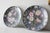 These vintage, decorative plates are so pretty and unique! Raised floral and paisley motifs in blush pink, pale peach,...