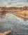 Karl Schlageter, River Landscape Water Expressionism, 1944, Oil on Canvas, Framed For Sale - Image 9 of 13