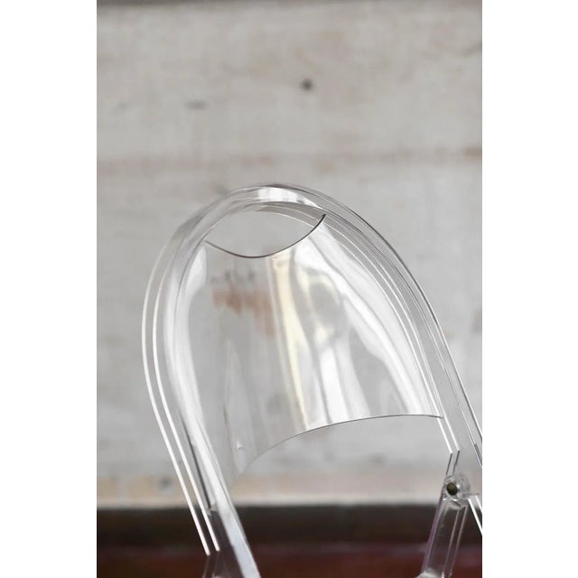 Metal Tric Folding Chairs by Achille and Pier Giacomo Castiglioni for BBB BONACINA, 1960s, Set of 6 For Sale - Image 7 of 12