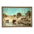 Vintage Boho Original Western Landscape Oil Painting on Canvas For Sale