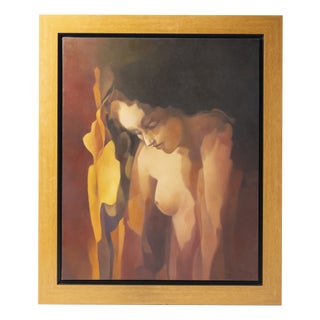 Ana Silva, 1970s, Oil Painting on Canvas For Sale