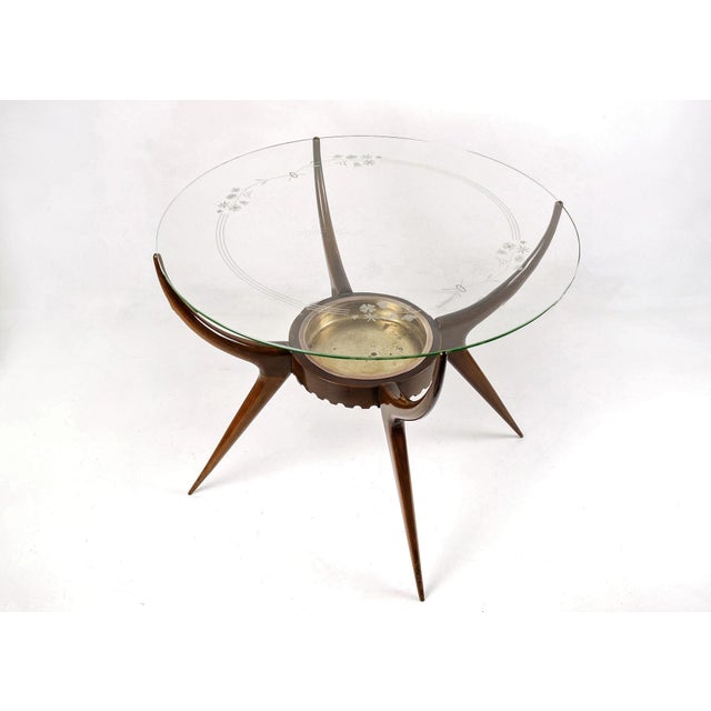 1950s Mid-Century Italian Coffee Table by Carlo de Carli, 1950s For Sale - Image 5 of 5