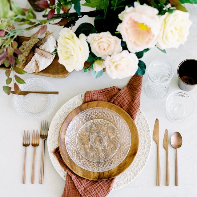 Organic Cotton Napkins - Burnt Sienna, Set of 4 For Sale - Image 4 of 4