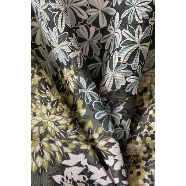 Broccoli Canopy Green Linen Union Fabric Chairish