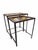 Vintage Industrial Reclaimed Metal Signage Nesting Tables - Pair For Sale - Image 4 of 11