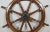 Teak Boat Wheel Bar For Sale - Image 3 of 12